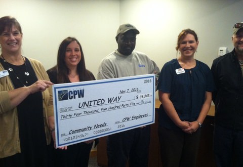 CPW Employees Raise the Bar, Raise Funds for United Way of Greenville County