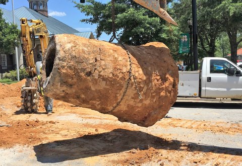 Downtown Infrastructure Work Continues in Greer